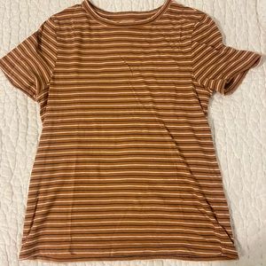Universal Thread Orange Stripped T-Shirt S new